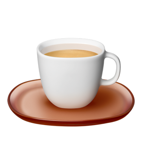 Porcelāna krūzes un apakštasītes Lume Espresso