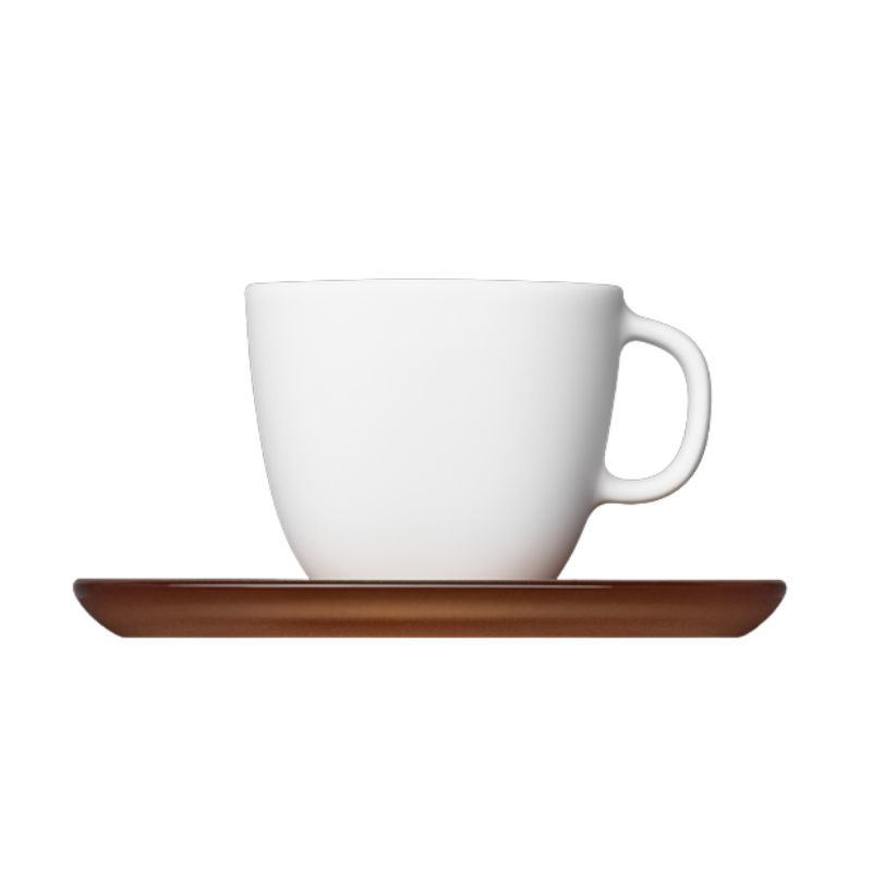 Porcelāna krūzes un apakštasītes Lume Espresso Porcelāna krūzes un apakštasītes Lume Espresso