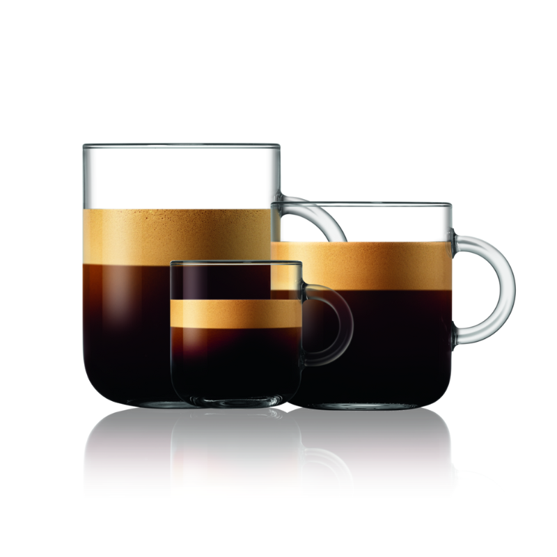 TASĪŠU AR APAKŠTASĪTĒM UN KAROTĪŠU KOMPLEKTS DOUBLE ESPRESSO