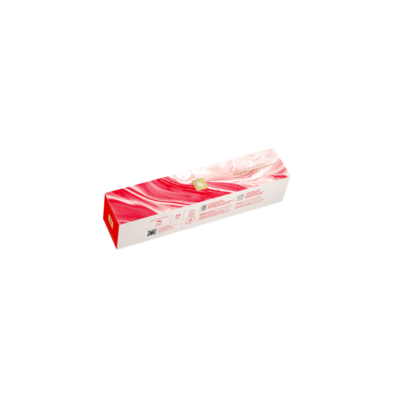 White chocolate and strawberry White chocolate and strawberry