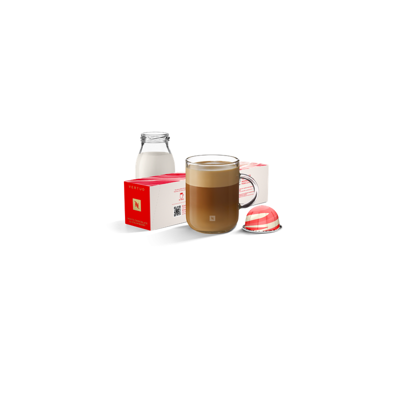 White chocolate and strawberry