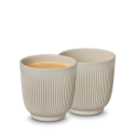 Set of 2 Nude Lungo cups