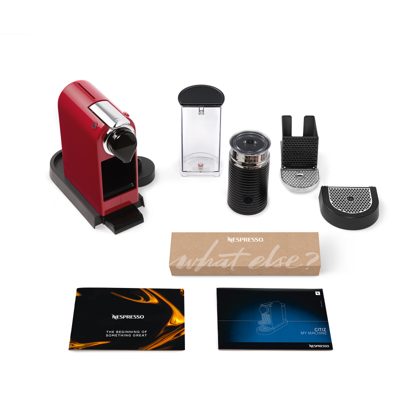 Kapsulinis kavos aparatas Nespresso Citiz & Milk Red