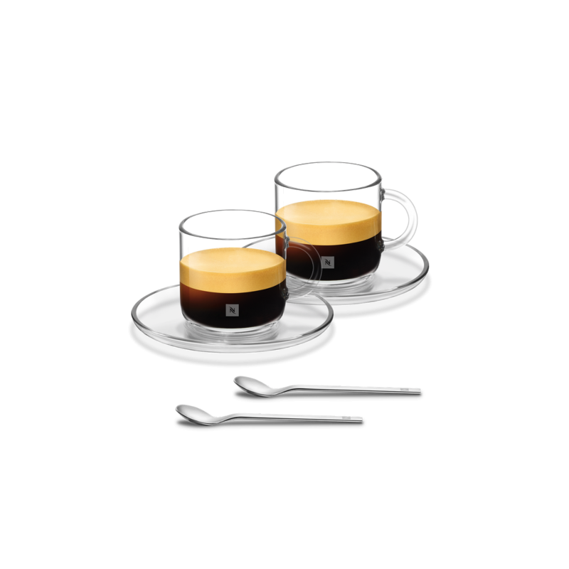 TASĪŠU AR APAKŠTASĪTĒM UN KAROTĪŠU KOMPLEKTS DOUBLE ESPRESSO TASĪŠU AR APAKŠTASĪTĒM UN KAROTĪŠU KOMPLEKTS DOUBLE ESPRESSO