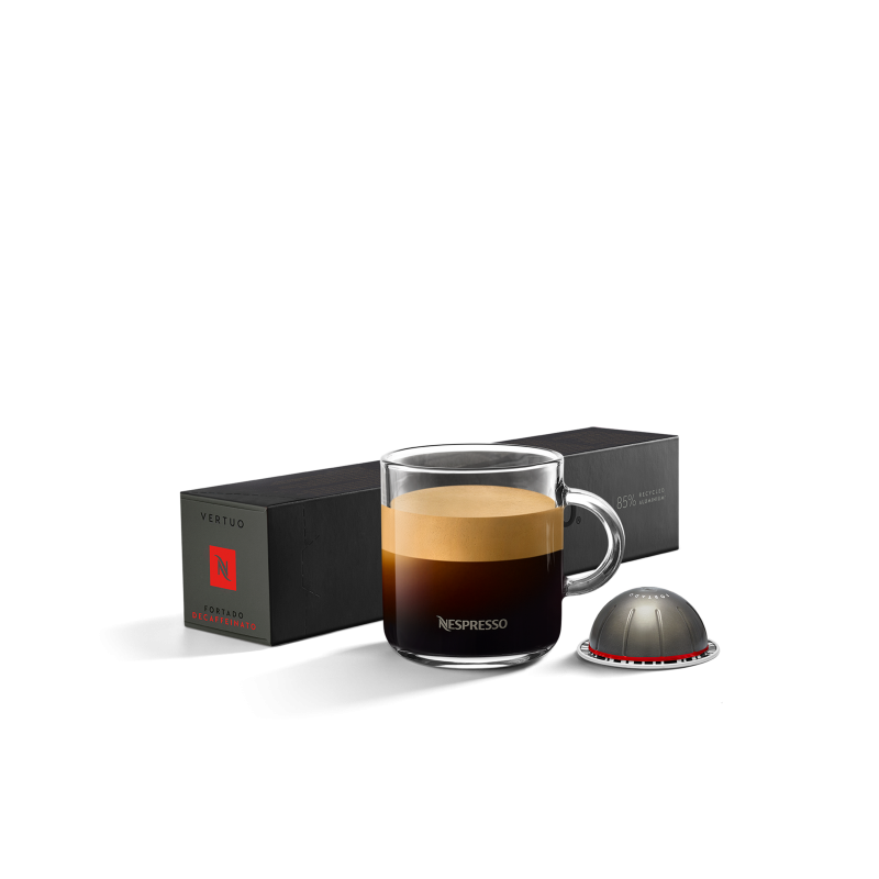 Kafijas Kapsulas Nespresso Fortado decaffeinato Kafijas Kapsulas Nespresso Fortado decaffeinato