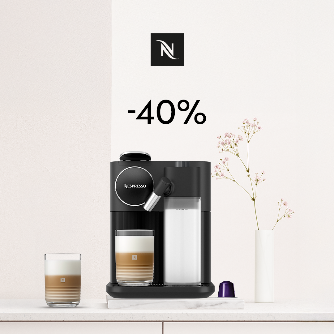 20% DISCOUNT ON THE LATTISSIMA GRAN COFFEE MACHINE WHEN YOU BUY 200 ORIGINAL CAPSULES!