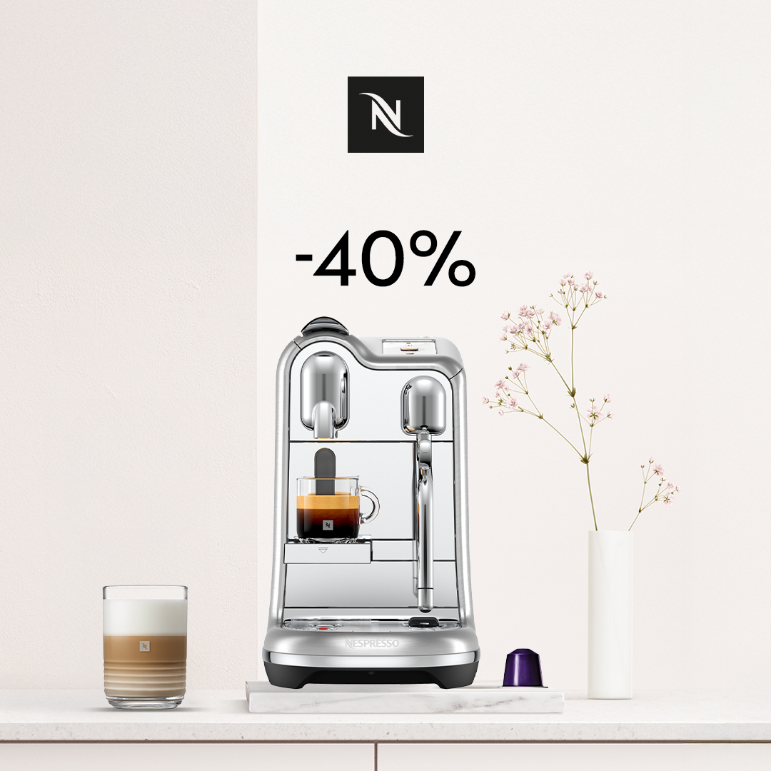 20% DISCOUNT ON THE CREATISTA PRO COFFEE MACHINE WHEN YOU BUY 220 ORIGINAL CAPSULES! 
