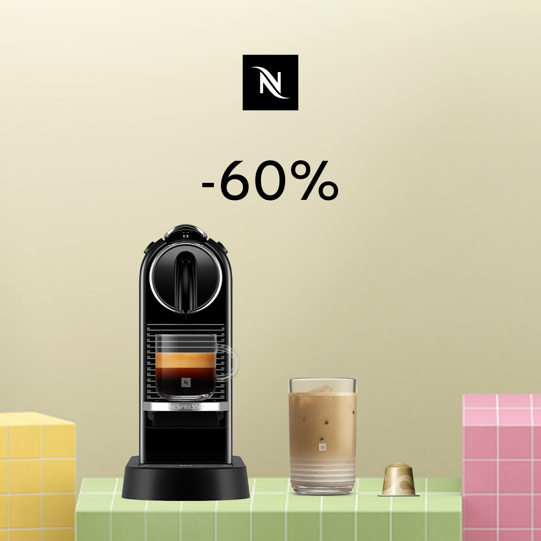 60% ATLAIDE KAFIJAS APARĀTAM CITIZ PĒRKOT 150 ORIGINAL KAPSULAS!