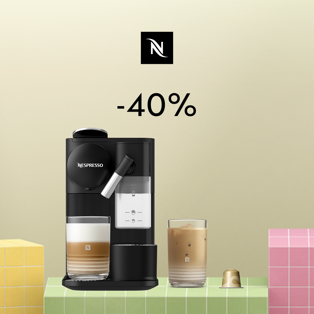 40% ATLAIDE KAFIJAS APARĀTAM LATTISSIMA ONE PĒRKOT 200 ORIGINAL KAPSULAS!