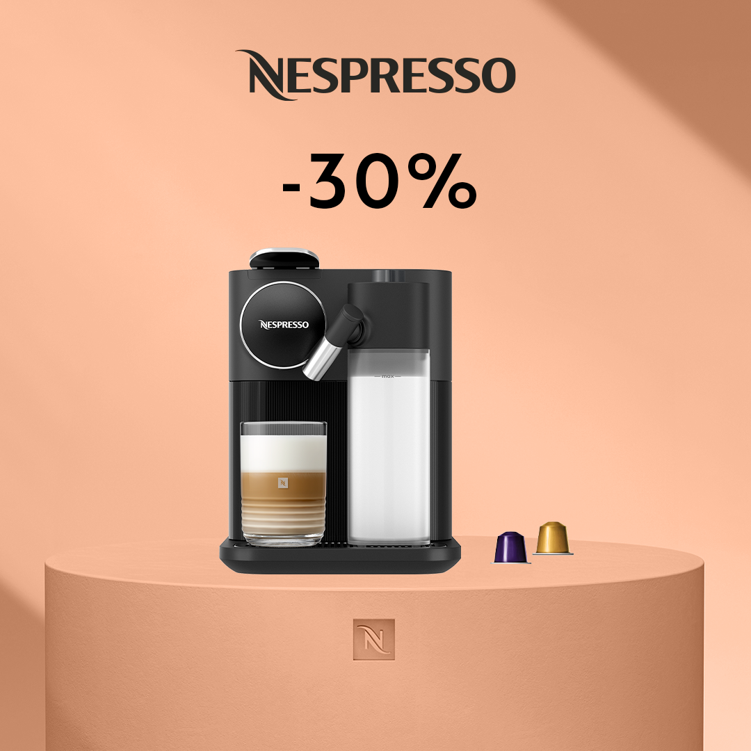 -30% KAFIJAS APARĀTAM LATTISSIMA GRAN PĒRKOT 180 ORIGINAL KAPSULAS!