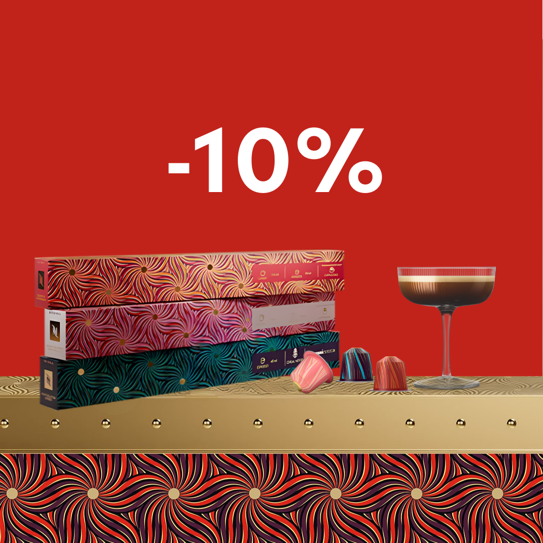 -10% ATLAIDE VISĀM ORIGINAL KAFIJAS KAPSULĀM iegādājoties kafijas kapsulas 100 € vērtībā