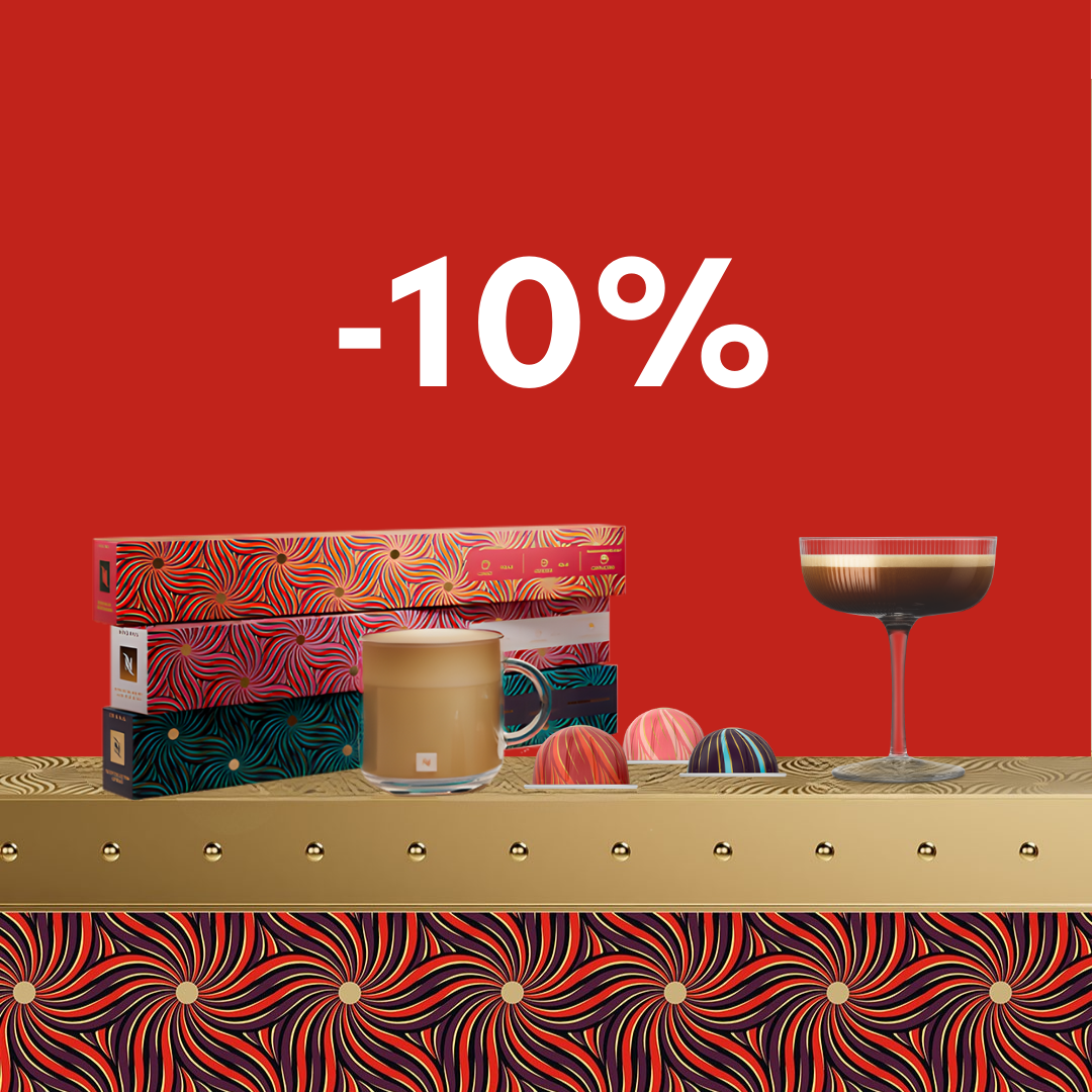 -10% ATLAIDE VISĀM VERTUO KAFIJAS KAPSULĀM iegādājoties kafijas kapsulas 100 € vērtībā