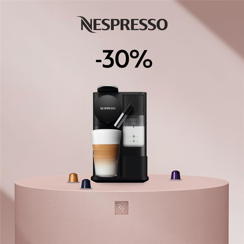 -30% KAFIJAS APARĀTAM LATTISSIMA ONE PĒRKOT 160 ORIGINAL KAPSULAS!