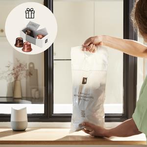 Atgrieziet izlietotās kapsulas un saņemiet Nespresso Sampling Kit dāvanā* 