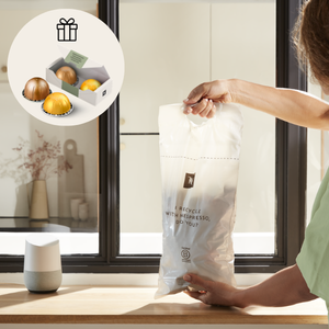 Atgrāziniet izlietotās kapsulas un saņemiet 2 kapsulas dāvanā* 