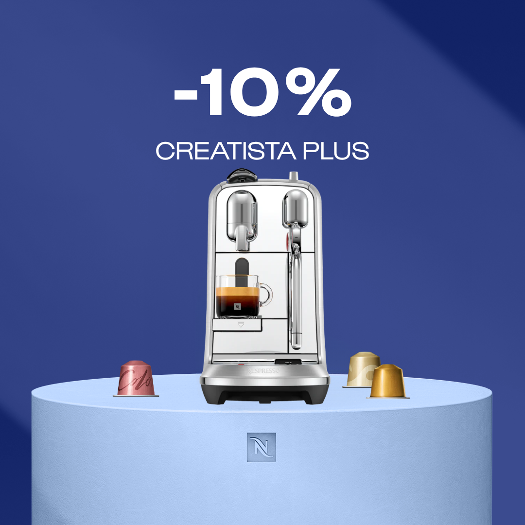 -10% KAFIJAS APARĀTAM CREATISTA PLUS, PĒRKOT 160 ORIGINAL KAPSULAS -10% KAFIJAS APARĀTAM CREATISTA PLUS, PĒRKOT 160 ORIGINAL KAPSULAS