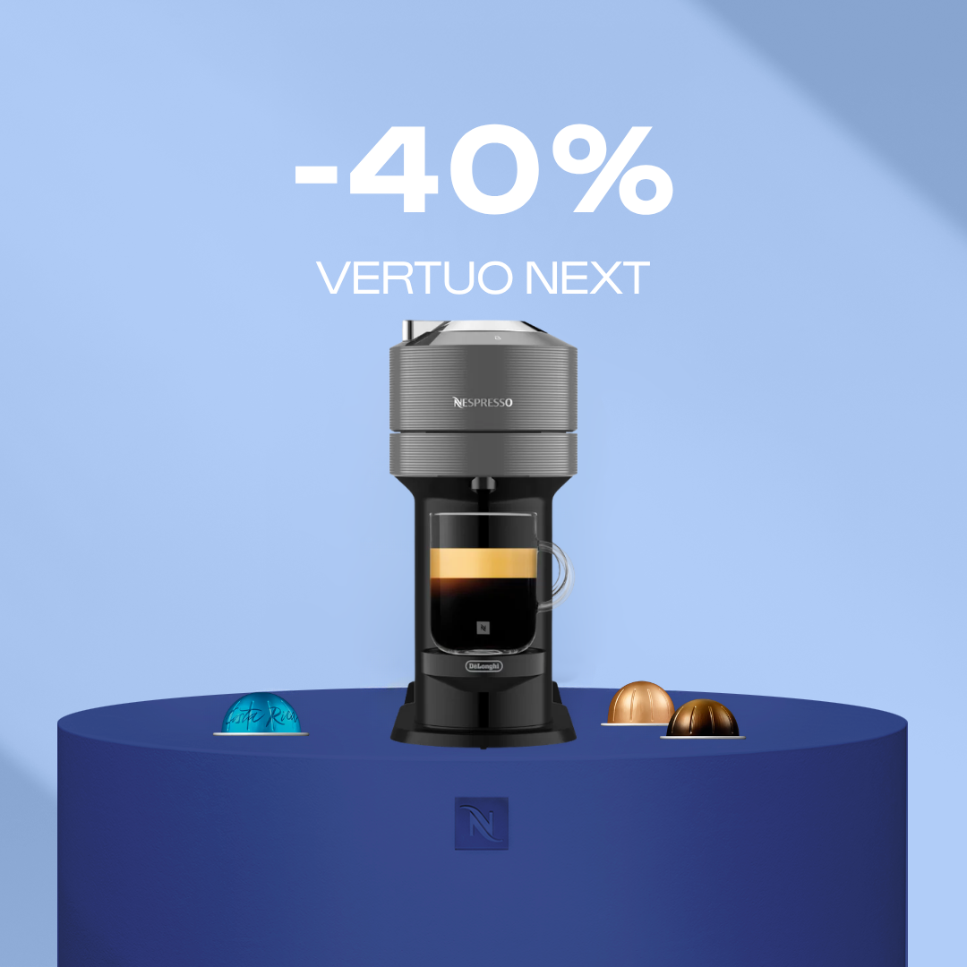 -40% KAFIJAS APARĀTAM VERTUO NEXT, PĒRKOT 80 VERTUO KAPSULAS -40% KAFIJAS APARĀTAM VERTUO NEXT, PĒRKOT 80 VERTUO KAPSULAS