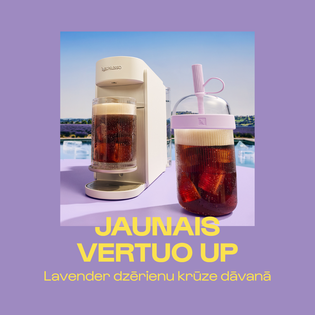 PĒRCIET JAUNO VERTUO UP KAFIJAS APARĀTU UN SAŅEMIET LAVANDER PUDELI DĀVANĀ PĒRCIET JAUNO VERTUO UP KAFIJAS APARĀTU UN SAŅEMIET LAVANDER PUDELI DĀVANĀ