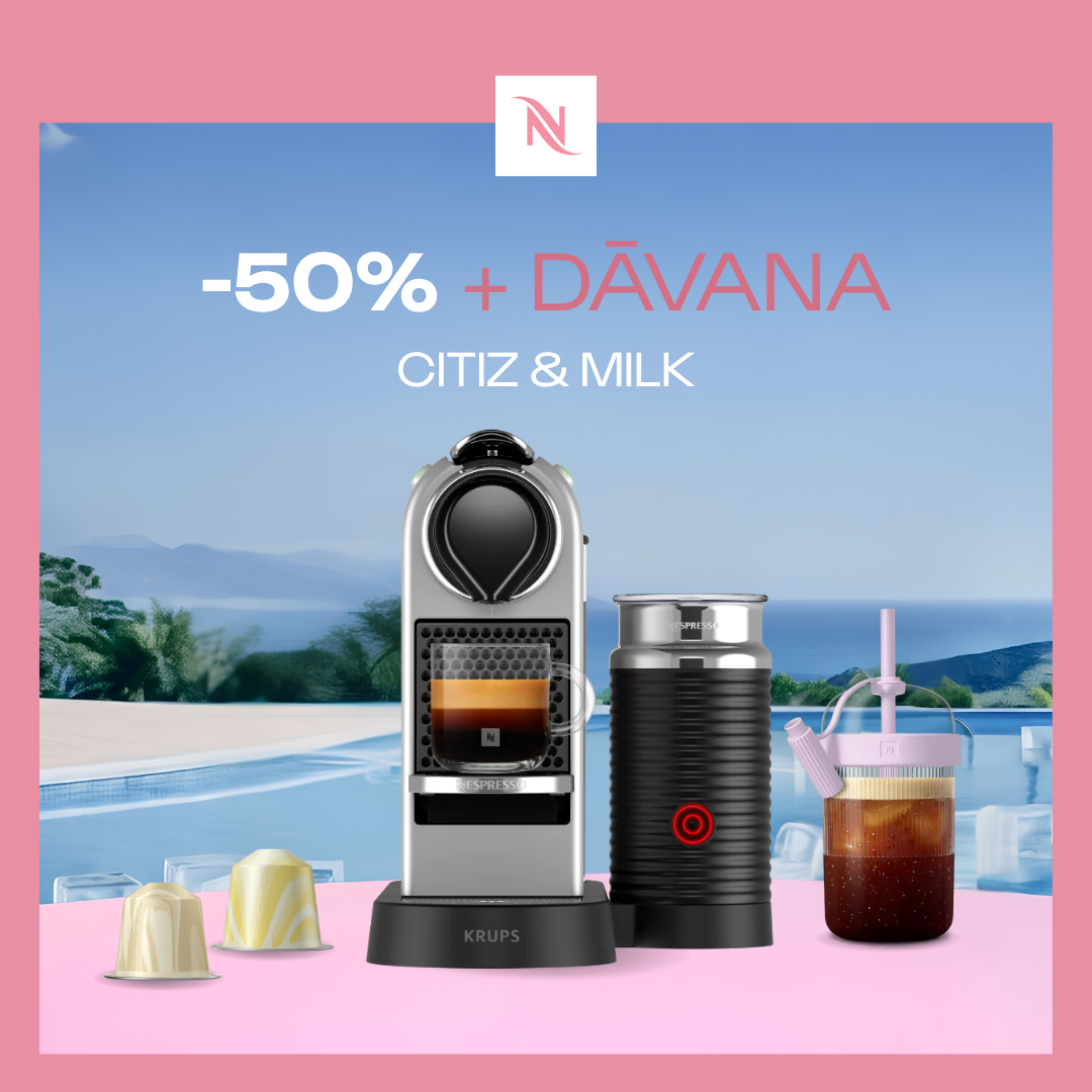 -50% KAFIJAS APARĀTAM CITIZ &MILK , PĒRKOT 200 ORIGINAL KAPSULAS + DEGUSTĀCIJAS KOMPLEKTS DĀVANAI -50% KAFIJAS APARĀTAM CITIZ &MILK , PĒRKOT 200 ORIGINAL KAPSULAS + DEGUSTĀCIJAS KOMPLEKTS DĀVANAI