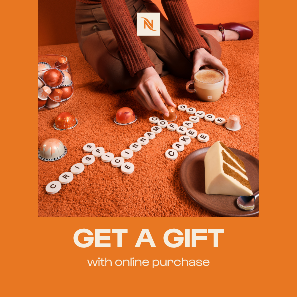 Shop online and get an Original tasting capsule set as a GIFT!